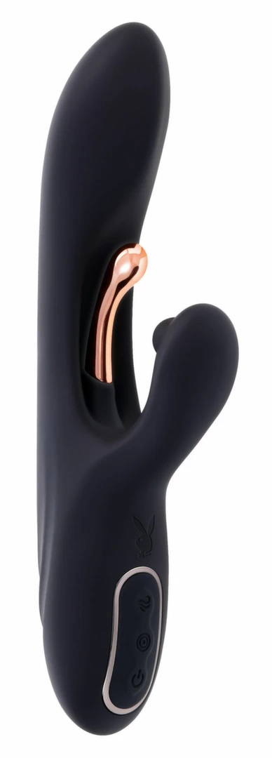 PLAYBOY Pleasure Aureus Dual Motor Curved Silicone Intimate Device Pink