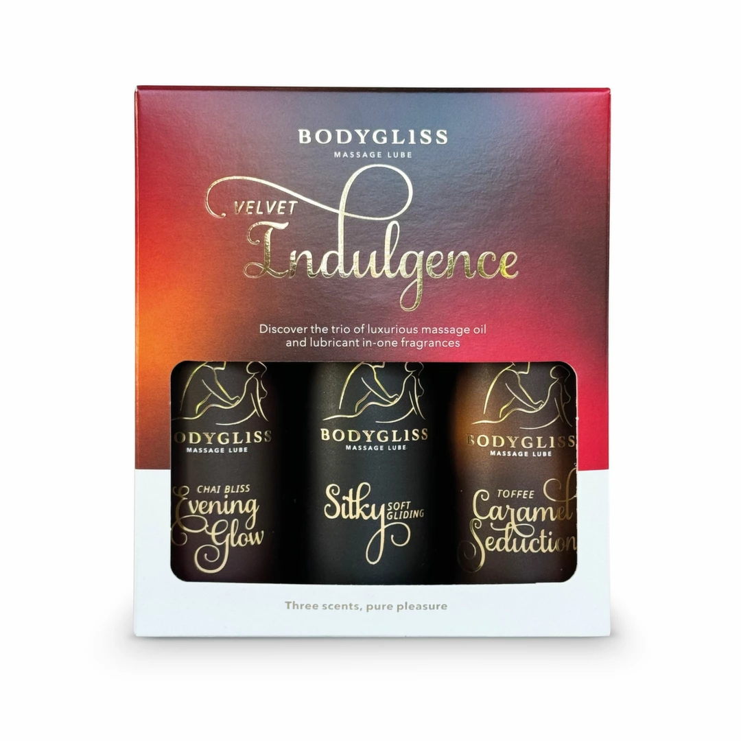 BodyGliss Travel Edition Velvet Indulgence 3-Pack Lubricant Set 3x30ml