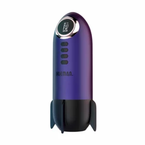 Hueman Blast Off Intimate Rocket Device Purple - 10 Modes & LED Panel