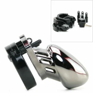 CB-X CB-6000S Chrome 35 mm Secure Polycarbonate Chastity System