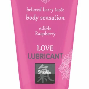 Love Lubricant Water-Based Gel Edible Raspberry 100ml
