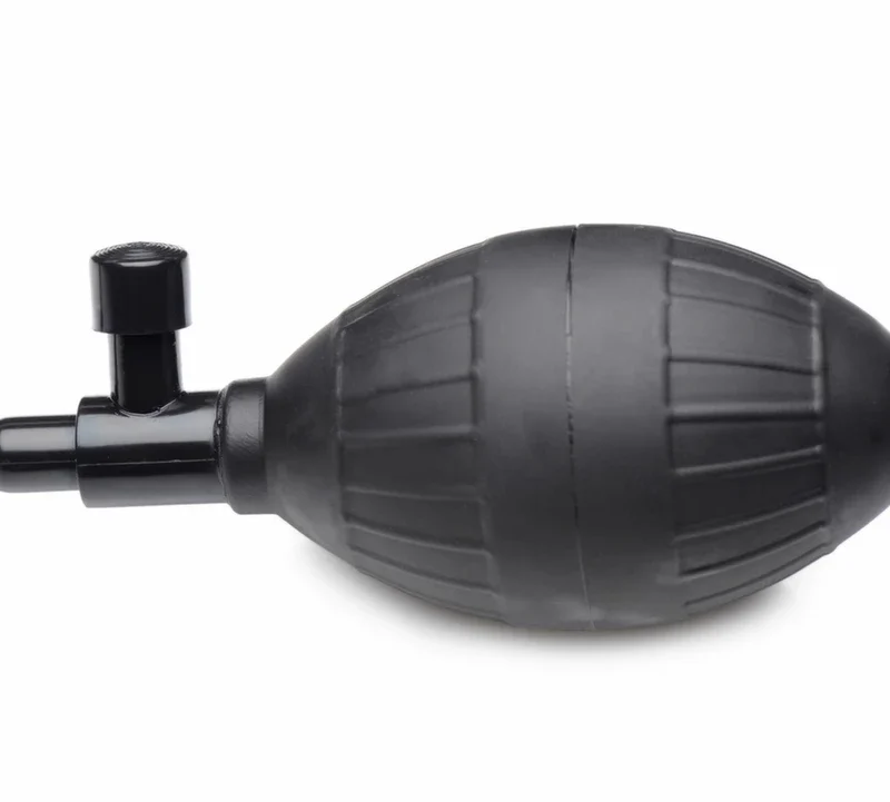 XR Brands Master Series XXL pripučiamas juodas intymus prietaisas 32 cm