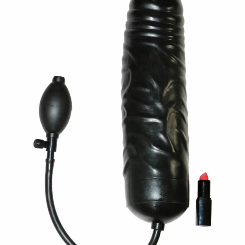 XR Brands Master Series XXL pripučiamas juodas intymus prietaisas 32 cm