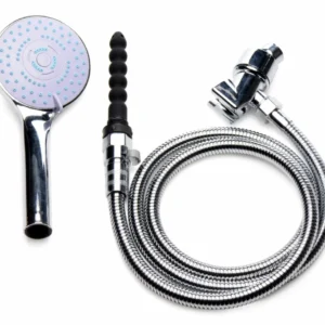 CleanStream Deluxe intymios higienos rinkinys 5 režimai, 144 cm žarna, sidabrinė
