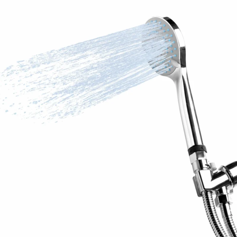 CleanStream Deluxe intymios higienos rinkinys 5 režimai, 144 cm žarna, sidabrinė