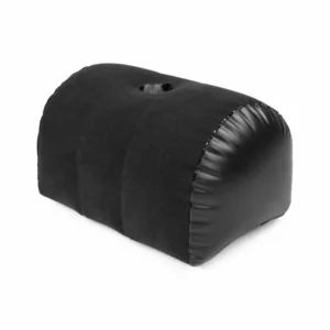 Bedroom Fantasies Straddler Inflatable Support Pillow Black Ergonomic