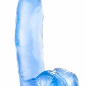 Blush B Yours Sweet 'N Hard Blue intymus prietaisas su siurbimo taurele - 16,5 cm