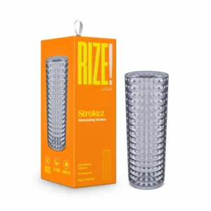 Rize Strokez skaidrus Intimate Machine Flexible Sleeve Clear