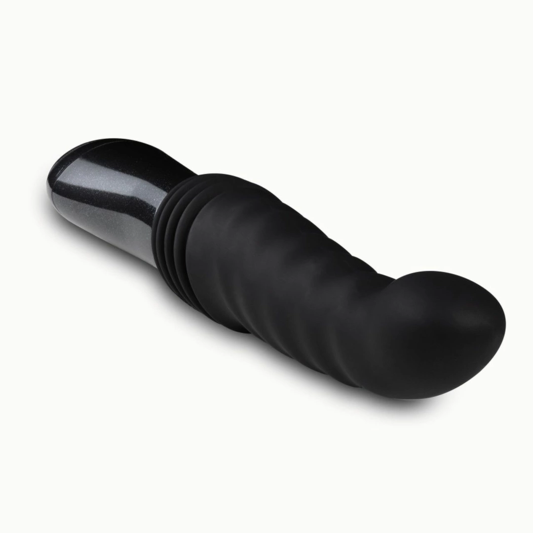 Skaistalai Temptasia Lazarus Black Intimate Motion Device, 28,5 cm, silikonas