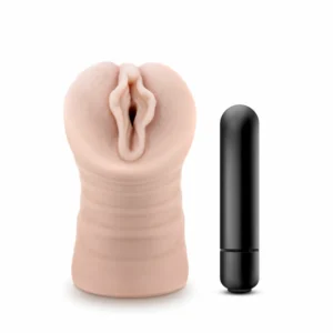 Blush M vyrams Ashley Intimate Device su vibruojančia kulkos įdėklu X5 medžiaga