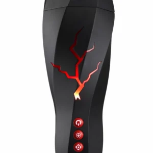 M For Men Storm White – intymus vibracinis prietaisas su įsiurbimo sistema USB