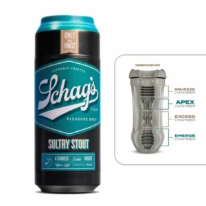 Schag's Sultry Stout Intimate Device Frosted – kelių kamerų rankenos sistema