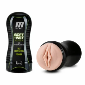Skaistalai M vyrams Soft & Wet Intimate Cup savaime tepantis, 18,4 cm didelis