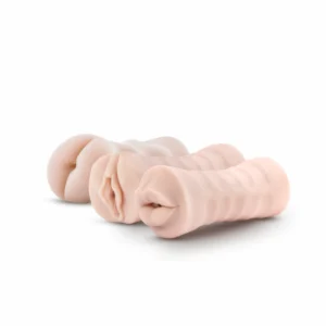 Blush M vyrams minkštas ir šlapias 3 dalių savaime sutepantis intymus rinkinys su vibracija