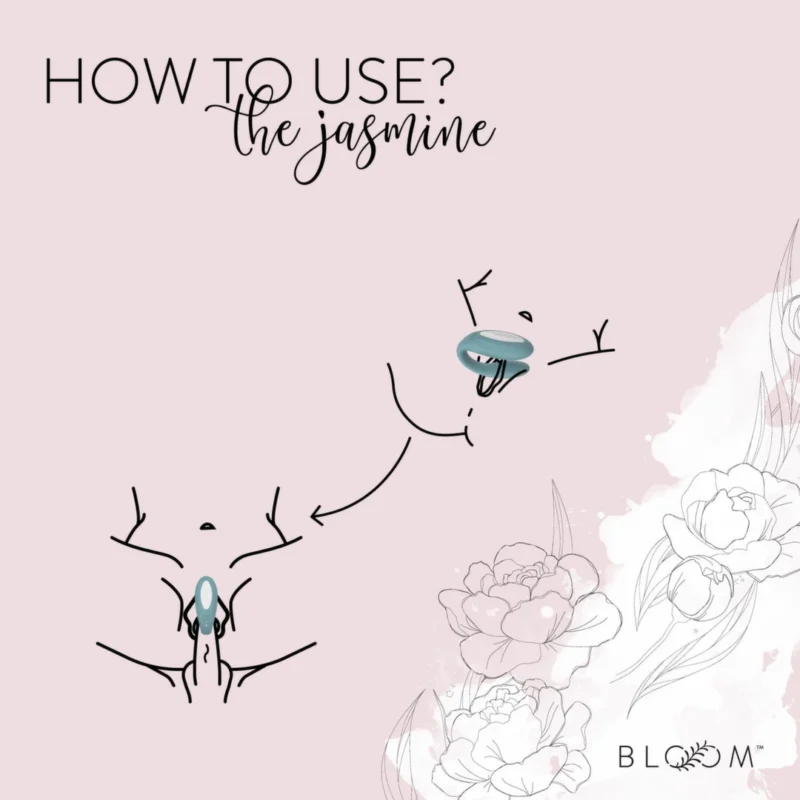 Bloom Jasmine C formos vibratorius Green – minkštas silikonas, valdomas perbraukimu