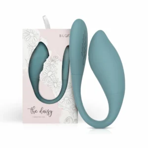 Bloom Daisy Vibrating Egg Green - Silicone, Waterproof, 5 Modes