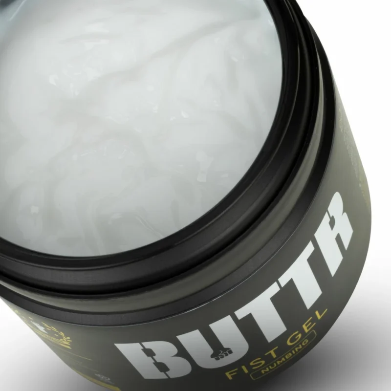 BUTTR Fisting Gel Numbing 500ml – ilgalaikė komforto formulė