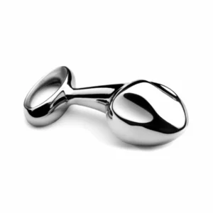 Njoy Pure Plug 2.0 Stainless Steel Model - Large Size, Ribbed Surface