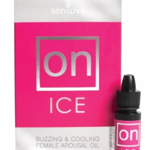 Sensuva ON Ice Arousal Gel for Women 5ml - Plant-Based Cooling Formula