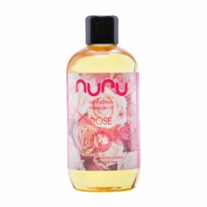 Nuru Massage Oil Rose Scent 250ml - Hydrating Seaweed Formula