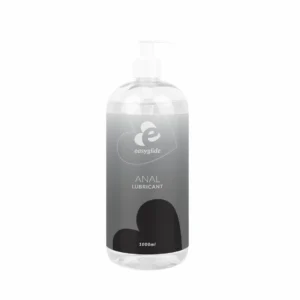 EasyGlide Water-Based Anal Lubricant 1000ml - Medical-Grade Formula