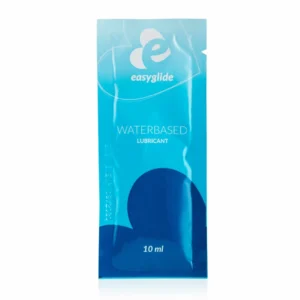 EasyGlide Water-Based Lubricant Pouch 10 ml - Compact & Travel-Friendly