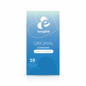 EasyGlide Original Natural Latex Condoms 10 pcs Anatomical Fit