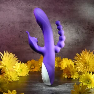 Evolved Lick Me Triple Motor Silicone Intimate Machine – violetinė