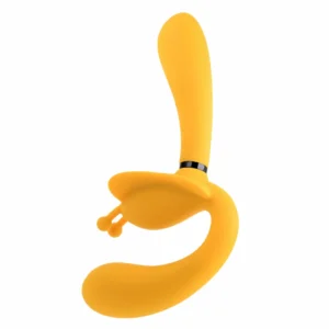 Evolved The Monarch Strapless Vibrating System Yellow Silicone USB
