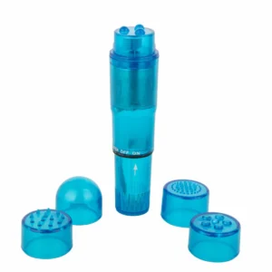 EasyToys Pocket Rocket Blue - Compact Multi-Attachment Massager