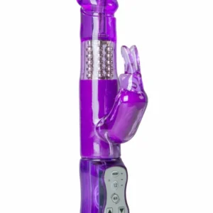 Easytoys Rabbit Vibrator Purple - 12 Modes, Waterproof Silicone Design