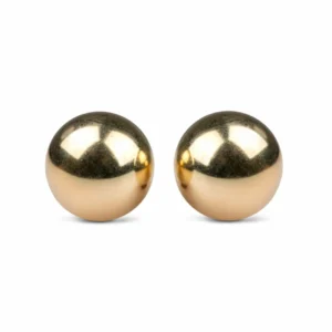 EasyToys Gold Ben Wa Balls 25mm - Premium Pelvic Muscle Trainer