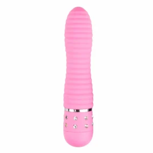 Love Diamond Pink Intimate Massager - Textured Multi-Speed Model