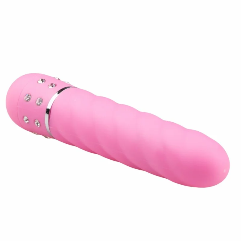 Love Diamond Pink Multi-Texture Intimate Device – kompaktiškas dydis