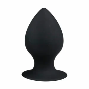EasyToys Round Plug Black XL - Silicone Intimate Accessory with Suction Base