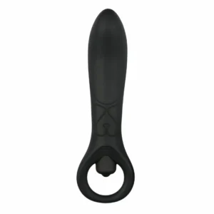 Pretty Love Anal Plug Silicone Black Vibrating Massager 12 cm