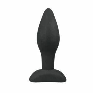 Sinner Gear Black Silicone Intimate Plug Small - Ergonomic Design