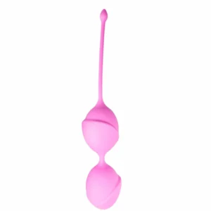 EasyToys Pink Duo Silikoniniai dubens raumenų lavinimo kamuoliukai 3,5 cm