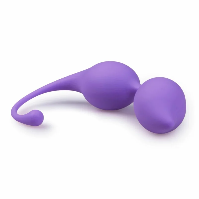EasyToys Curved Kegel Balls Purple – dubens dugno treniruočių rinkinys