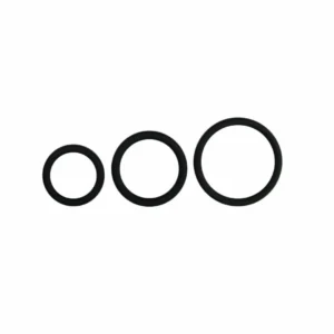 EasyToys Silicone Ring Set Black - 3-Piece Adjustable Comfort System