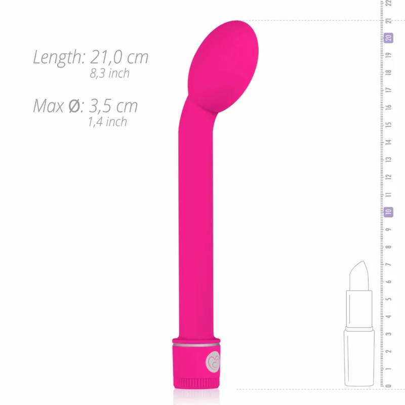 Teazers G-Spot Intimate Device Pink – vandeniui atsparus tikslus modelis