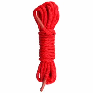 EasyToys Bondage Rope 5m Red - Soft Multifunctional Restraint Cord
