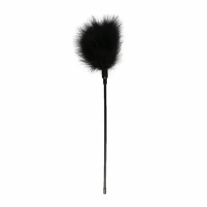Ouch! Long Feather Tickler Black - Precision Sensual Accessory