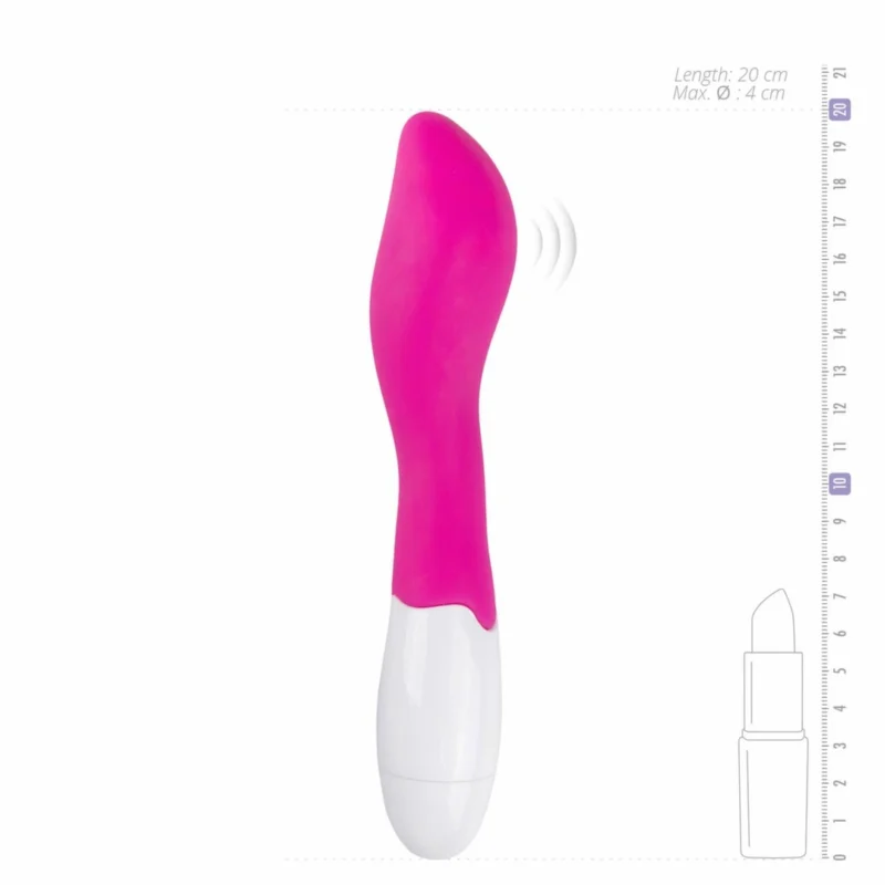 EasyToys Blossom Pink – lankstus silikoninis intymus prietaisas su 10 režimų