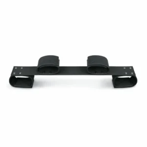 EasyToys Adjustable Restraint Bar with Faux Leather Cuffs - Black, Universal Fit