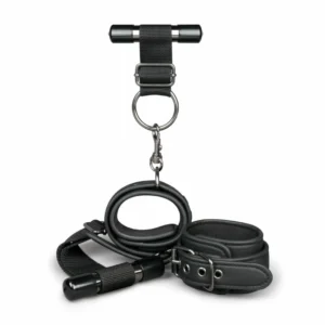 EasyToys Adjustable Over the Door Wrist Restraint System, Black