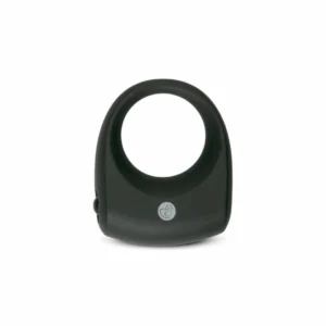 Vivid Silicone Intimate Ring with Removable Bullet Vibrator Black