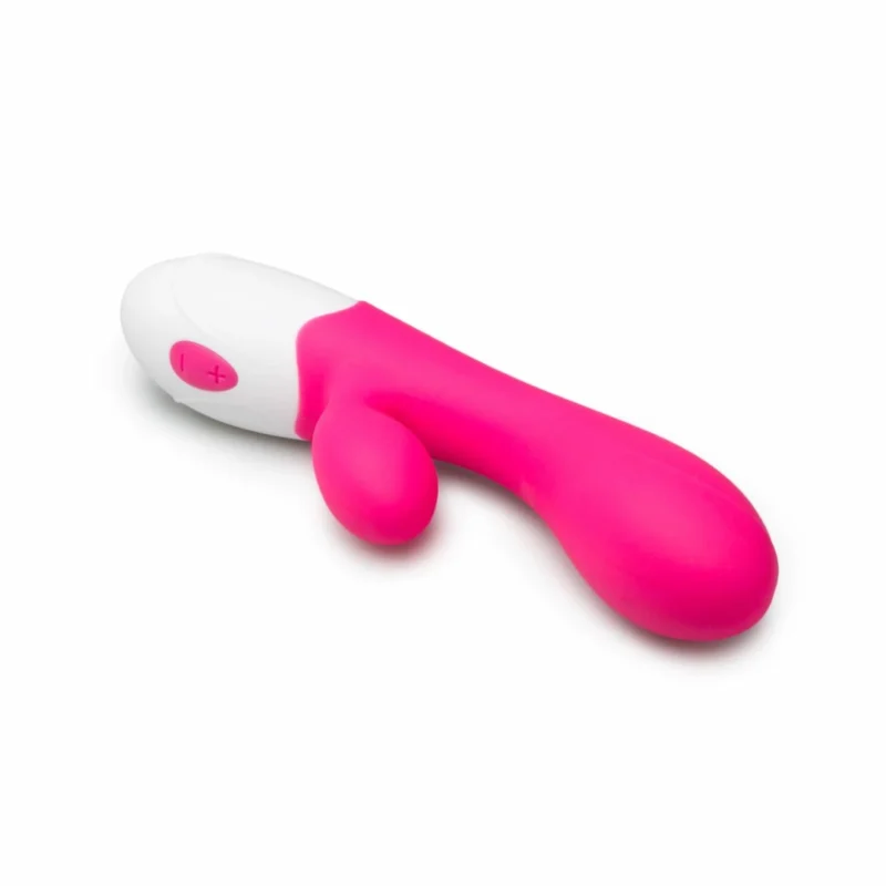 Aurora Vibe Dual Motor Silicone Intimate Machine Pink USB Įkraunama