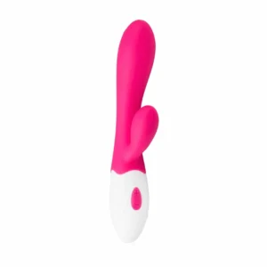 Aurora Vibe Dual Motor Silicone Intimate Machine Pink USB Įkraunama
