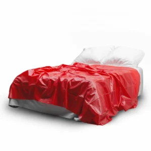 EasyToys Vinyl Protection Sheet Red 230x160 cm - Waterproof Cover